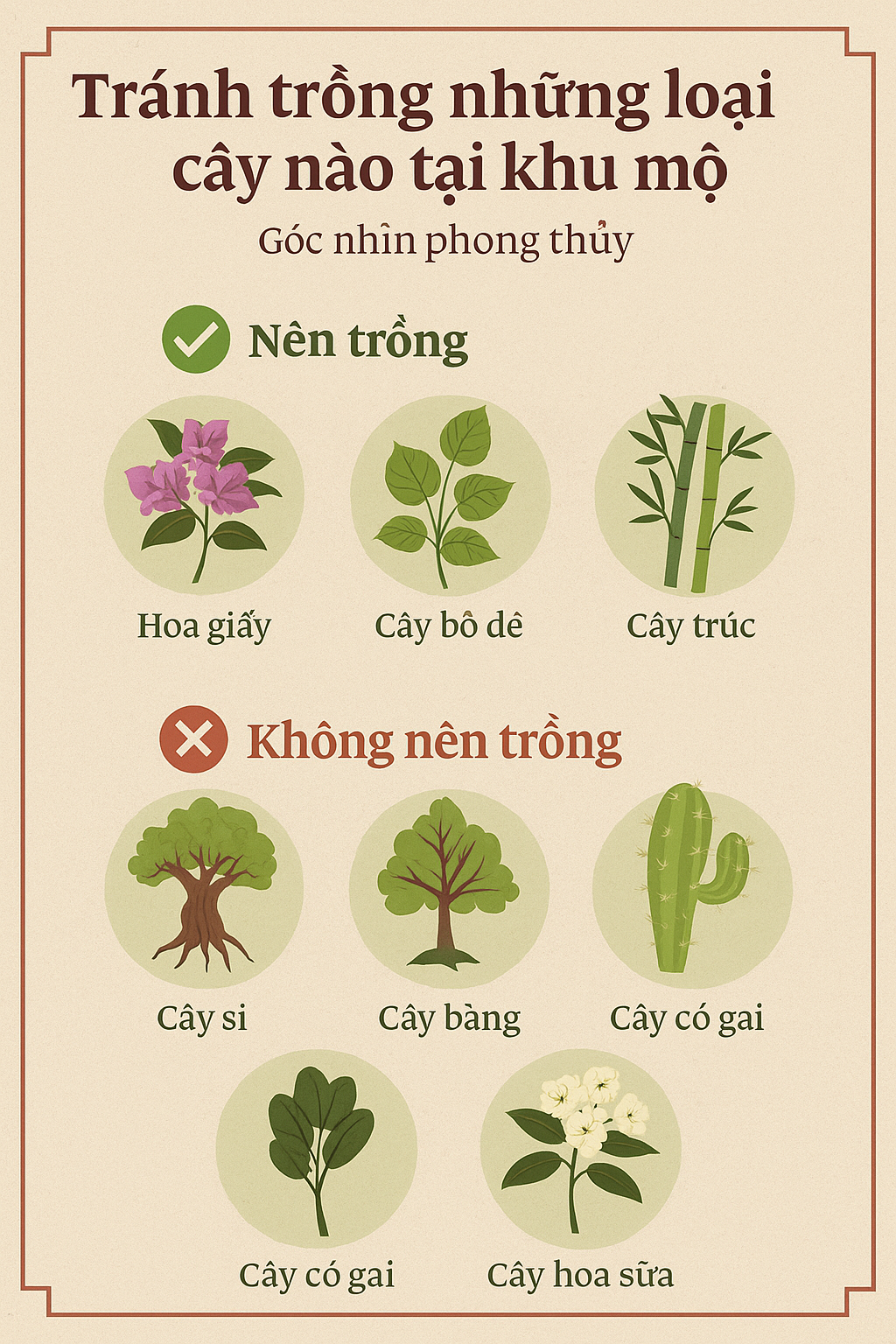 Tránh trồng những loại cây nào tại khu mộ – Góc nhìn phong thủy