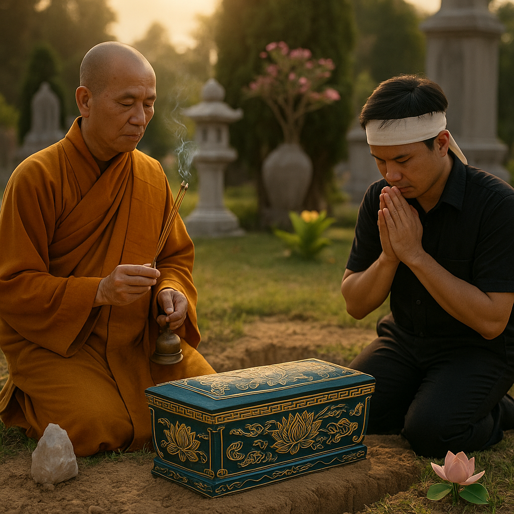 Sang cát – Hành trình hiếu đạo gắn liền với phong thủy