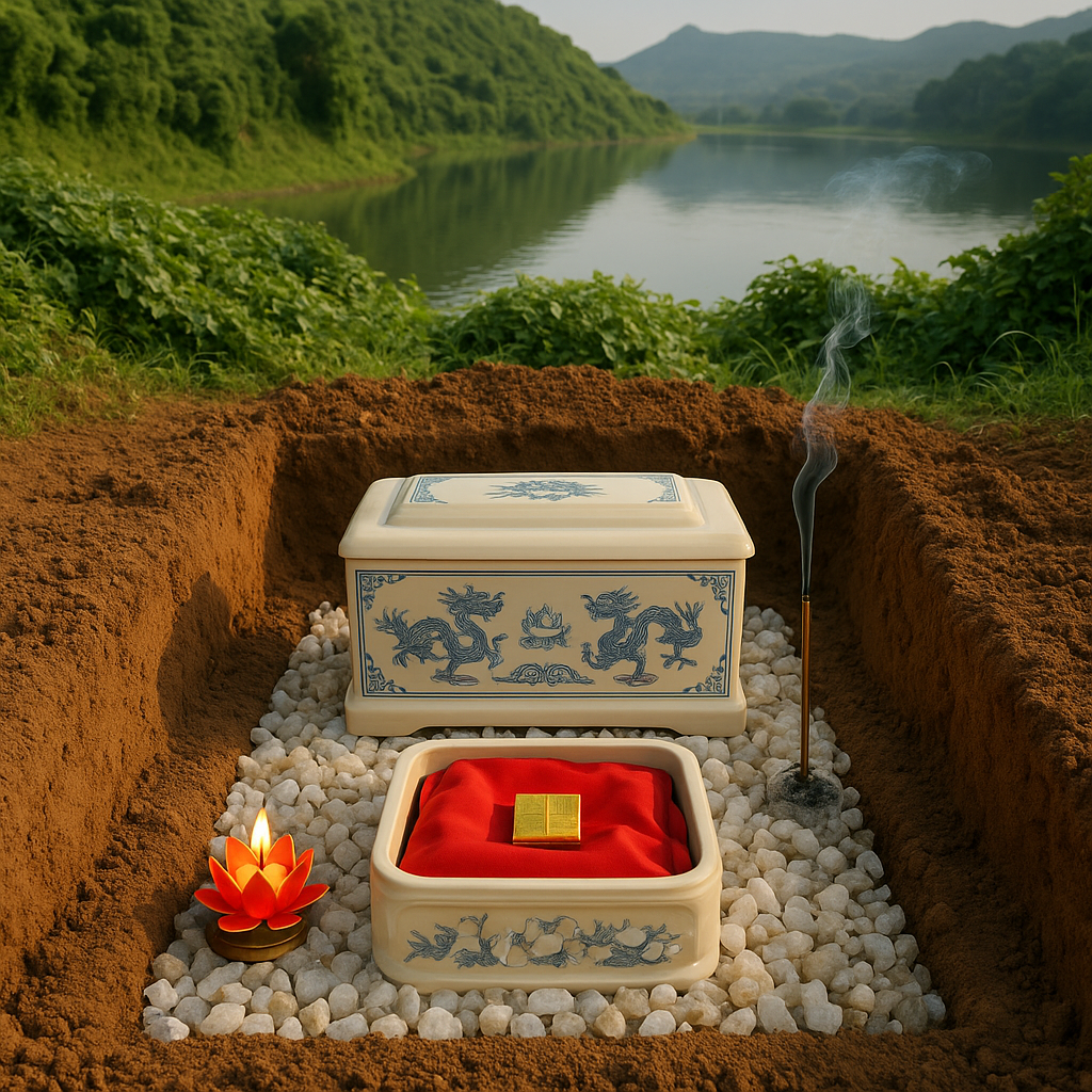 Bố cục phong thủy lăng mộ – Những nguyên tắc \"vàng\" khi thiết kế